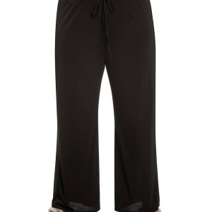 Schwarze Loungehose in großen Größen