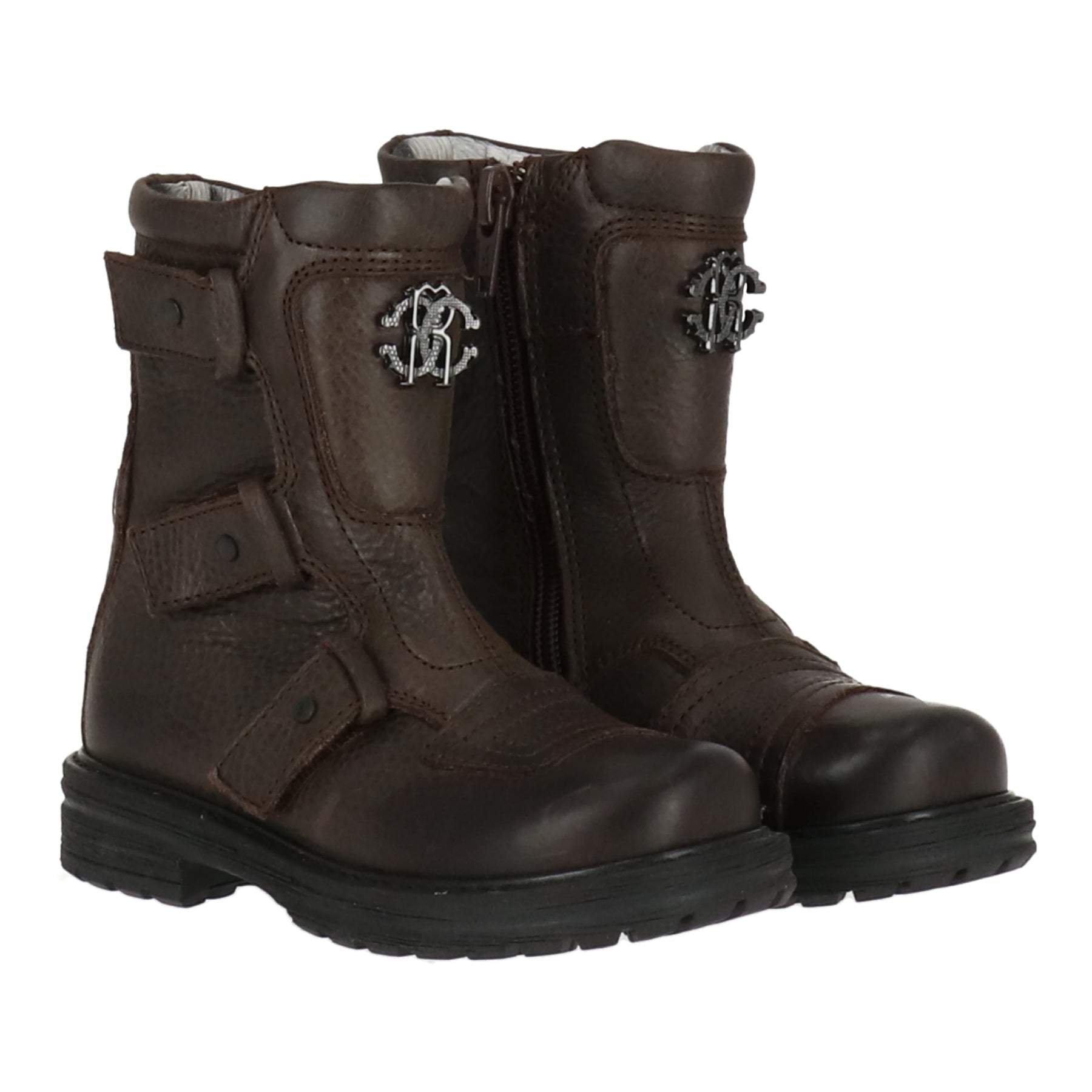Roberto Cavalli Stiefel – Braun, Kinder, dunkel