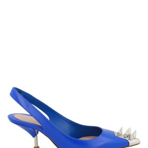 Punk Slingback-Pumps mit Nieten