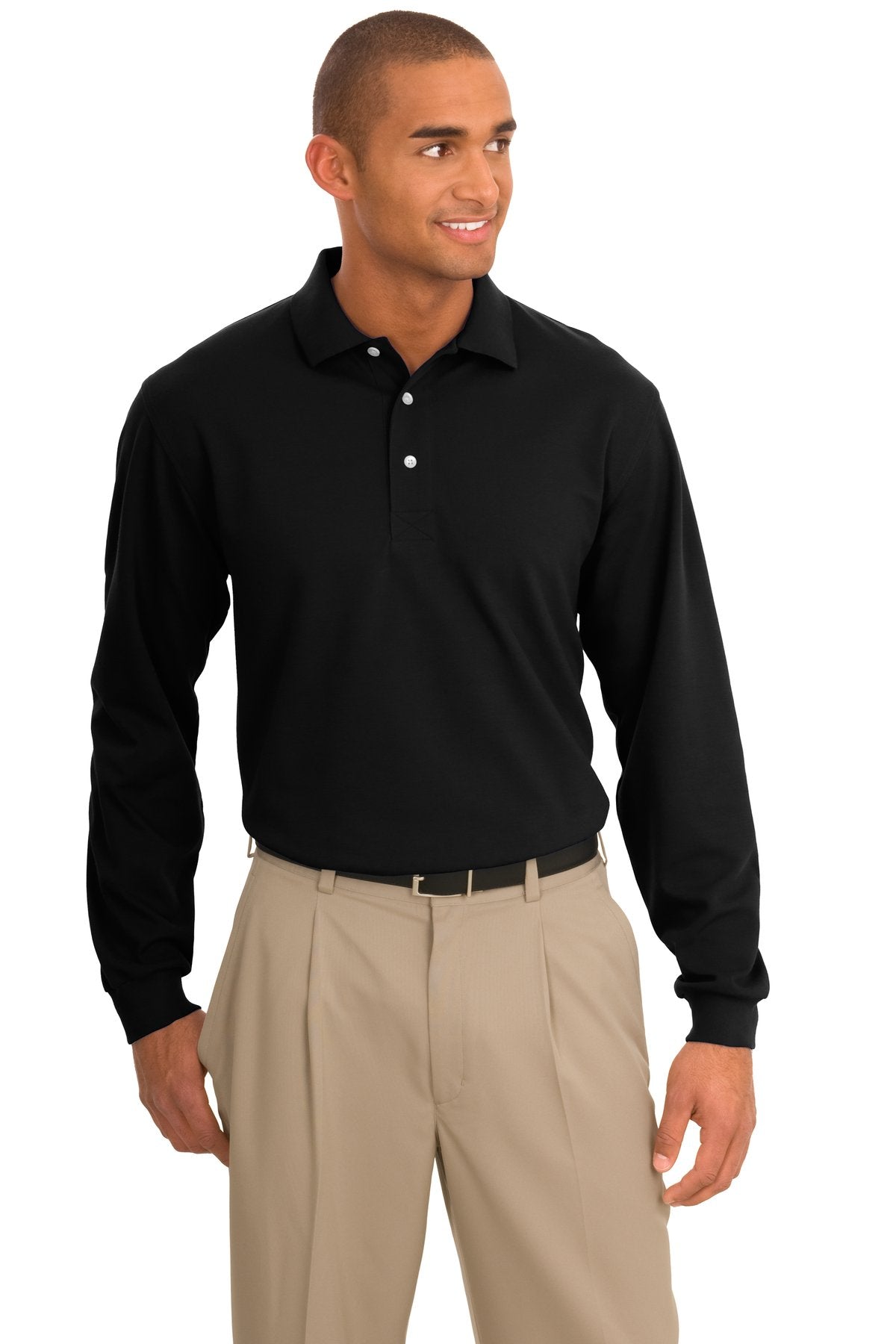 Port Authority Rapid Dry TLK455LS Poloshirt – Langarm, Langgröße