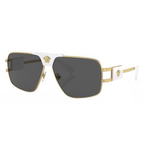 Versace – Unisex-Sonnenbrille, VE 2251 147187, quadratische Form, 63 mm