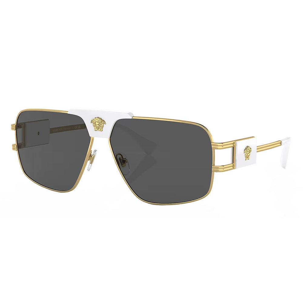 Versace – Unisex-Sonnenbrille, VE 2251 147187, quadratische Form, 63 mm