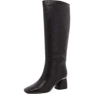 Cana kniehohe Stiefel – Kunstleder, Schlangenmuster