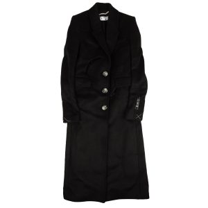 Half Moon Coat Trenchcoat – Schwarz