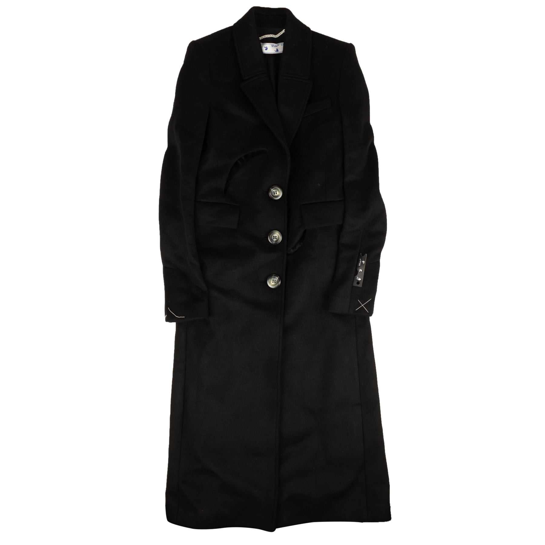 Half Moon Coat Trenchcoat – Schwarz