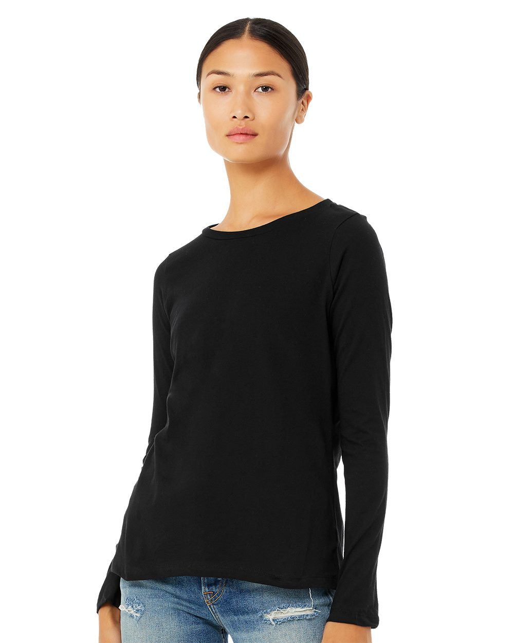 BELLA + Relaxed Tee Trikot – Langarm, Damen, Canvas