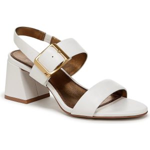 Vicky Slingback-Pumps – Blockabsatz, Leder