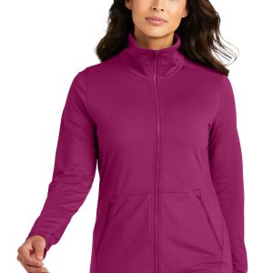 Port Authority Accord Jacke – durchgehender Reißverschluss, Stretch, Damen, Fleece