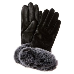 Surell Accessories Handschuhe – Leder