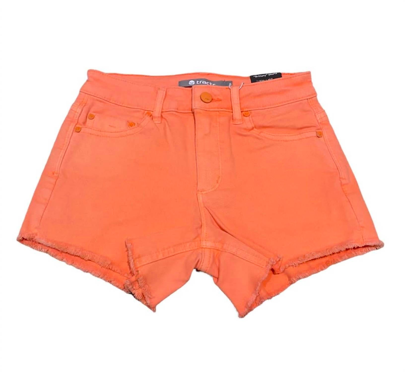 Brittany Neon Shorts – Orange, Denim, Kinder