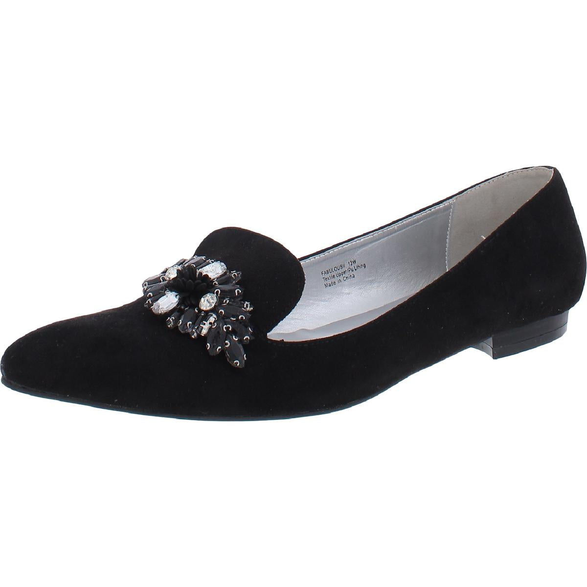 Fabulous II Loafer – verziert, Velourslederimitat
