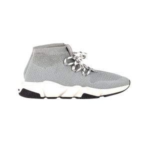 Balenciaga Speed 2 Schnürsneaker aus grauem Polystyrol