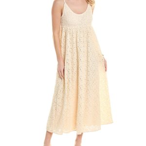 Rebecca Taylor Tank Maxikleid – Spitze