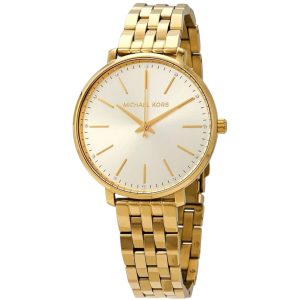 Michael Kors Pyper MK3898 38MM Armbanduhr – Damen, Quarzwerk, Gold