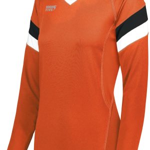 High Five TruHit dreifarbiges langärmeliges Damen-Volleyballtrikot