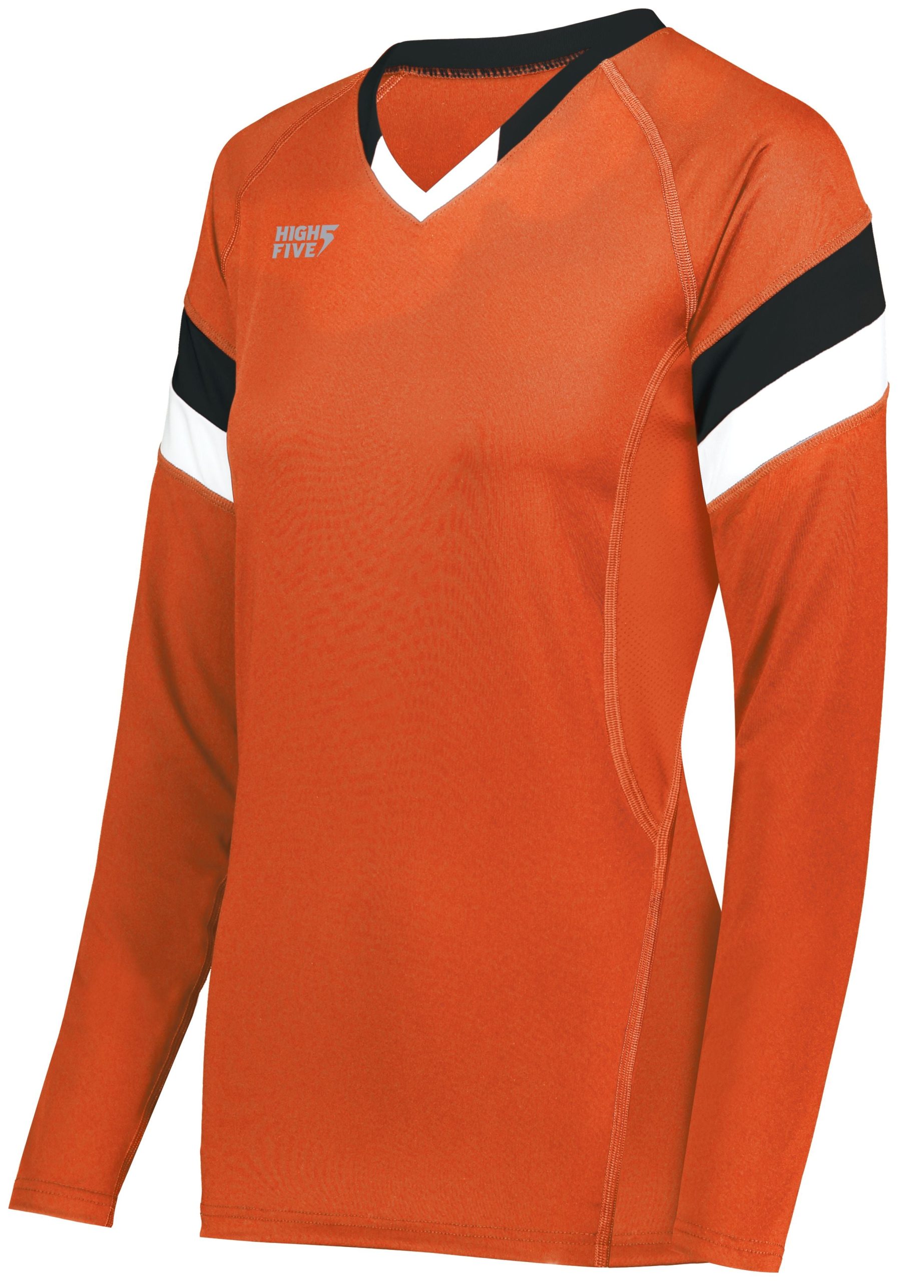 High Five TruHit dreifarbiges langärmeliges Damen-Volleyballtrikot