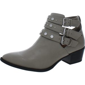 Henna Kunstleder-Stiefeletten mit Nieten
