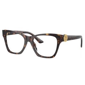 Versace VE 3341U 108 Damen-Brille in Katzenaugenform – 50 mm