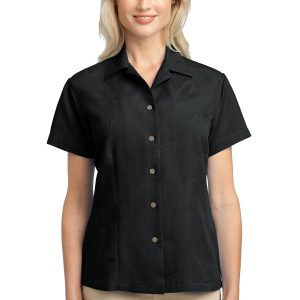 Port Authority Patterned Camp L536 Hemd – pflegeleicht, Damen
