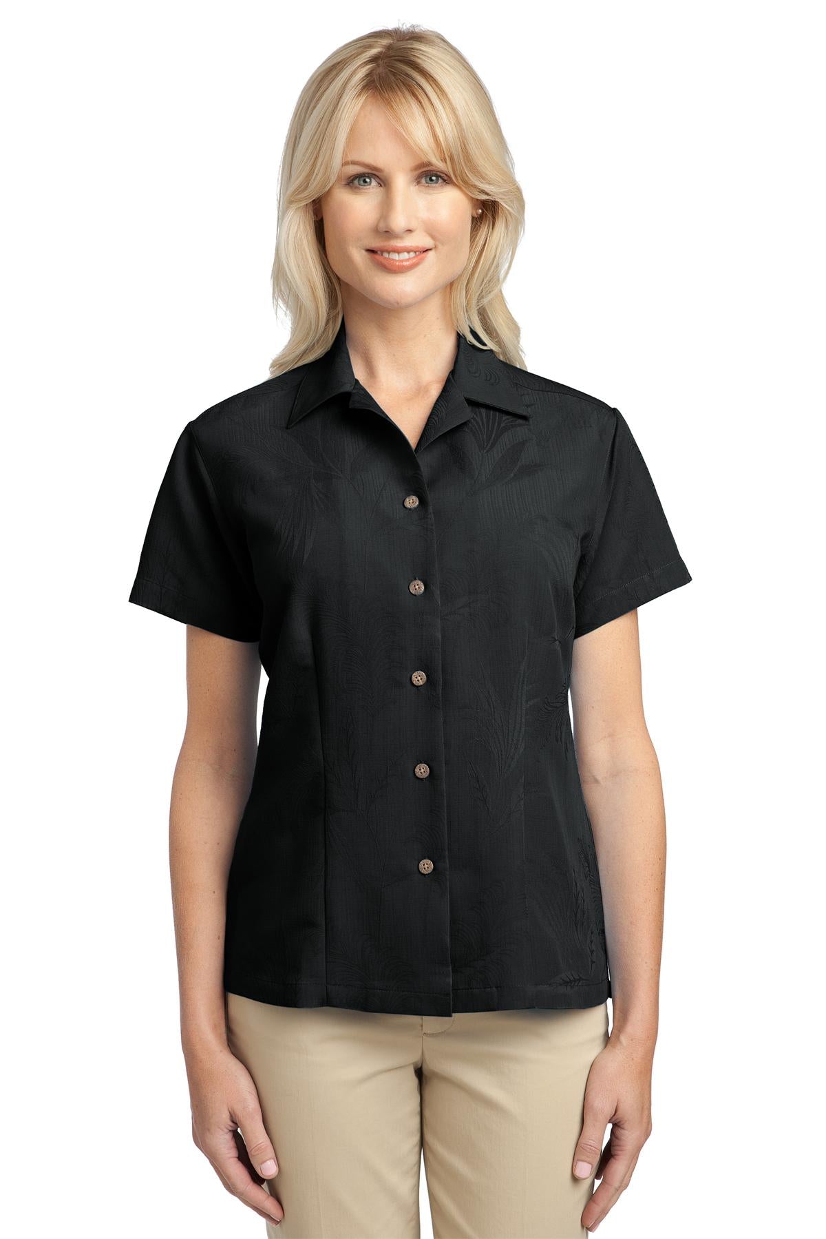 Port Authority Patterned Camp L536 Hemd – pflegeleicht, Damen