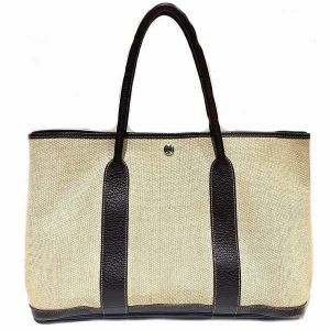 Hermes Garden Party PM Tragetasche aus Canvas und Leder