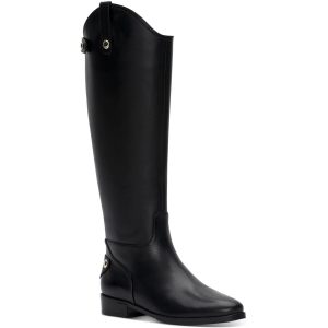 Aleah kniehohe Stiefel – mit Reißverschluss, Leder