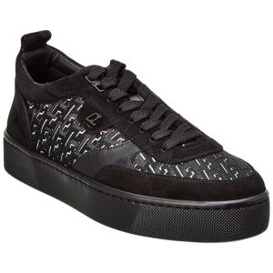 Christian Louboutin Happyrui Sneaker – Canvas, beschichtet, Veloursleder