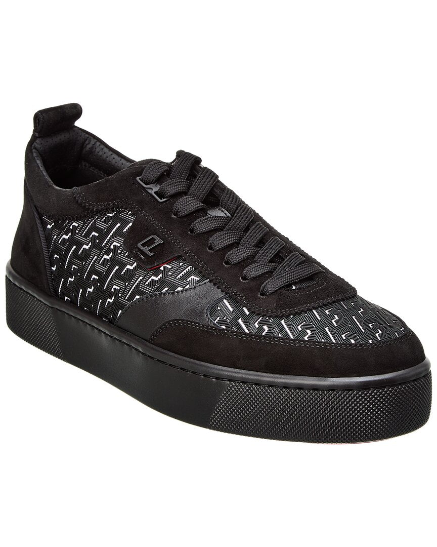 Christian Louboutin Happyrui Sneaker – Canvas, beschichtet, Veloursleder