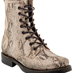Frye Veronica Combat Stiefel – Leder
