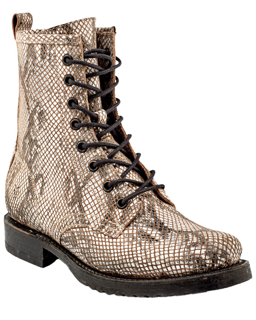 Frye Veronica Combat Stiefel – Leder