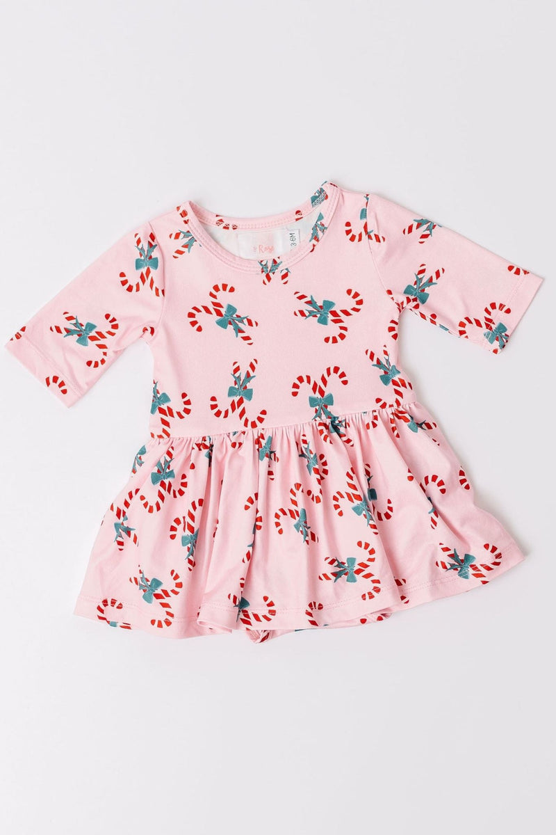 Candy Cane Cutie Body mit schwingendem Rockteil