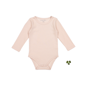 Langärmeliger Einteiler in Blush
