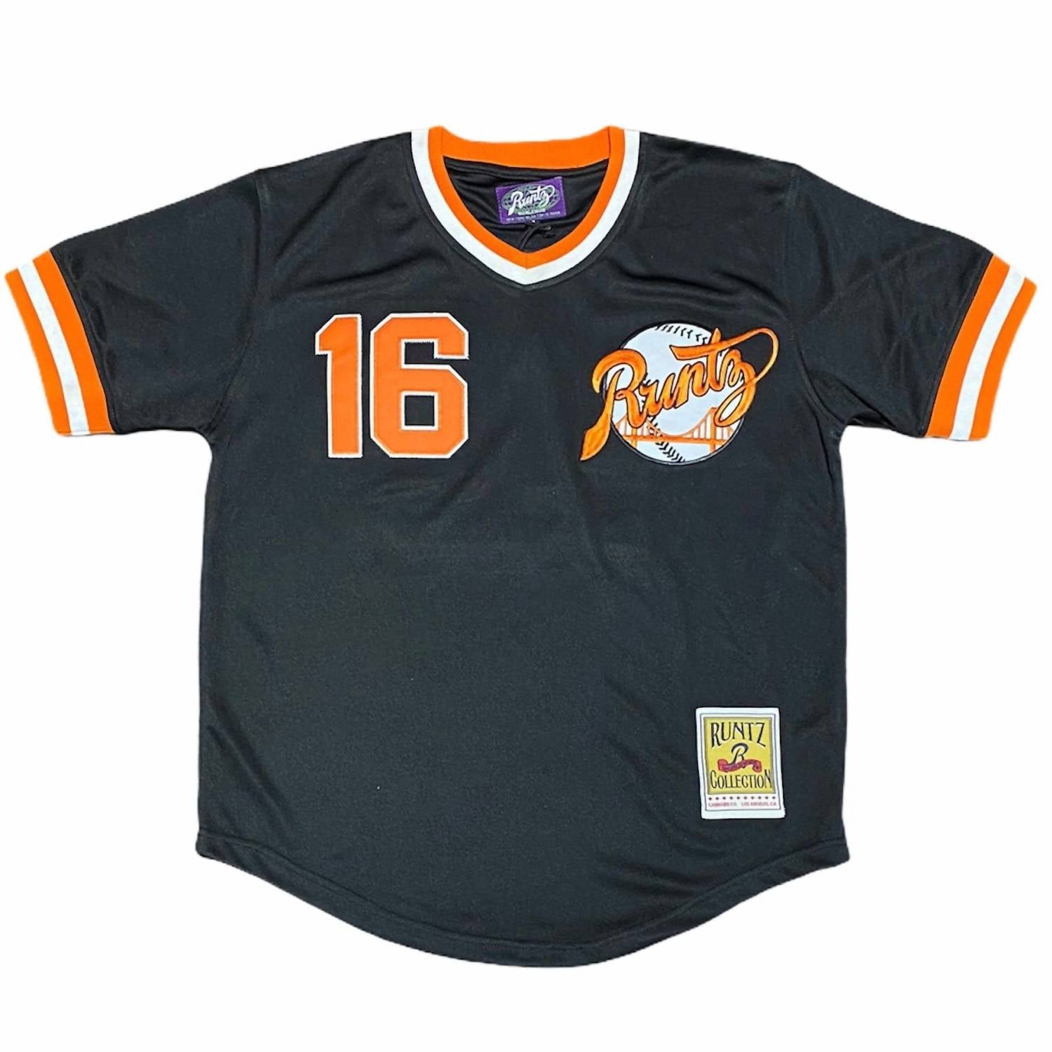 Away San Francisco 7733662580796 Trikot – Kurzarm, Orange, Herren, Schwarz