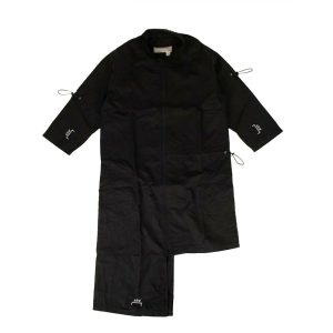 A-COLD-WALL* asymmetrische Herrenjacke mit Kordelzug in Schwarz