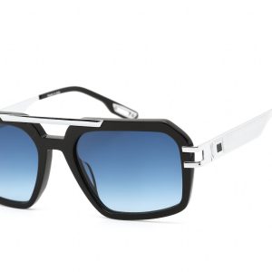 Porta Romana 550 57 mm Sonnenbrille – rechteckige Form, Silber