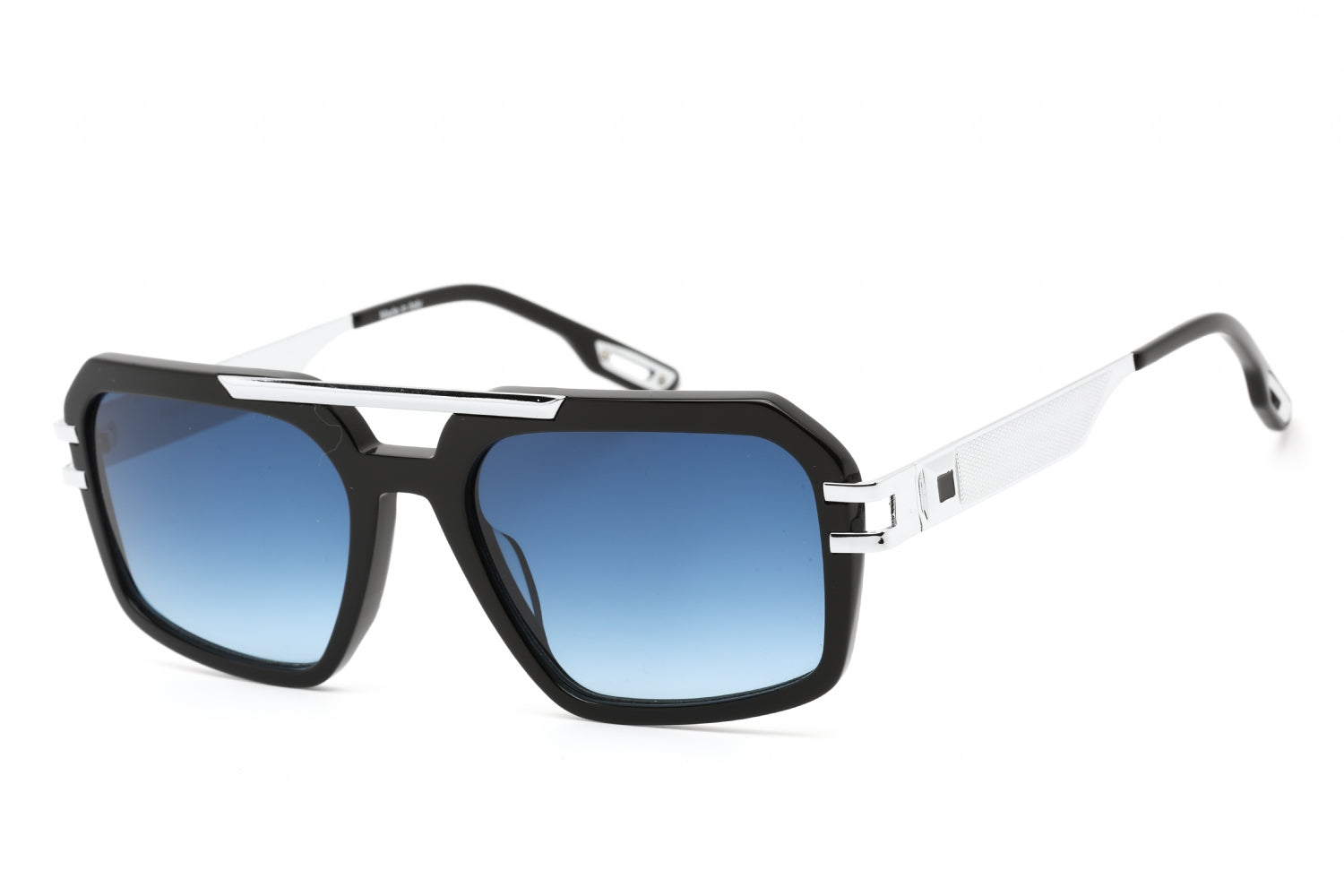 Porta Romana 550 57 mm Sonnenbrille – rechteckige Form, Silber