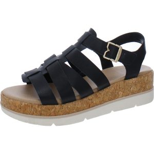 Only You Sandalen – Kunstleder, Keilabsatz, Kork