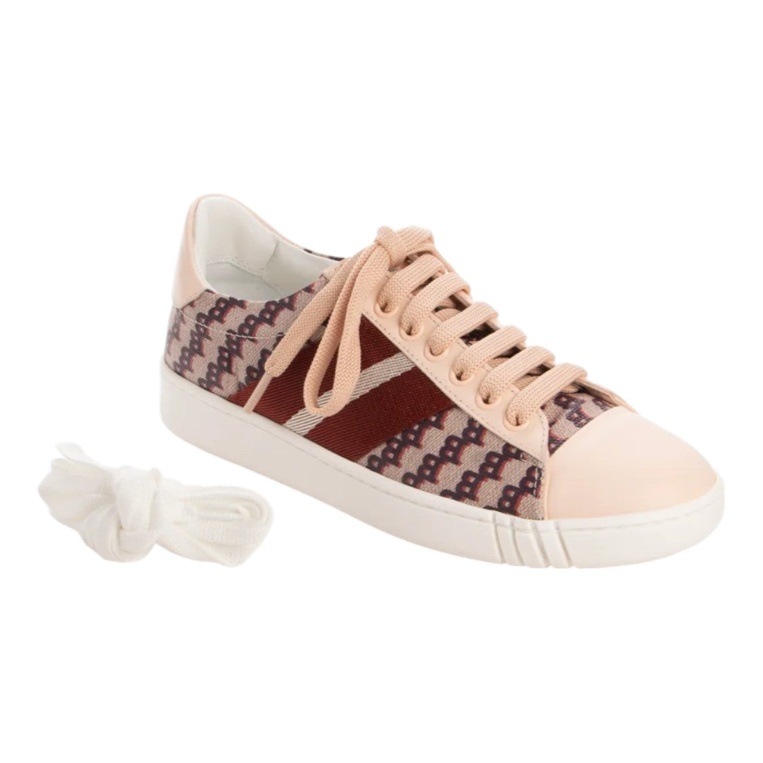 Bally Wiame 6231691 US 9.5 Sneaker – Leder, Damen, Rosa