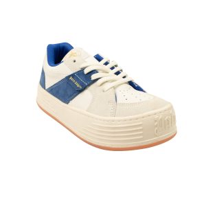 Snow Sneaker – Low-Top, Weiß, Blau