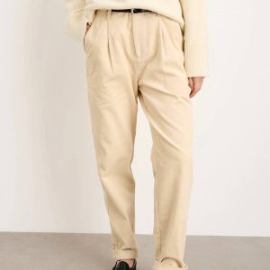 Boy Damen-Cordhose – Almond Milk