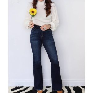Give Me Some Flare Jeans aus Denim
