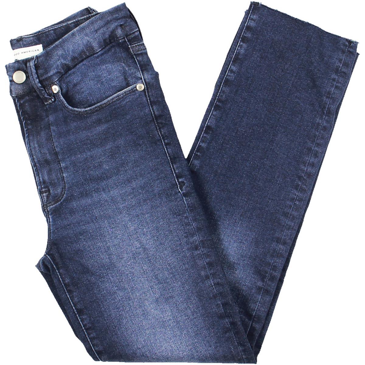 Good Classic Jeans – offener Saum, eng geschnitten, Denim