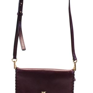 Michael Kors Shoulder Handbag Umhängetasche – Überwendlichstich, Leder, Damen, Lila