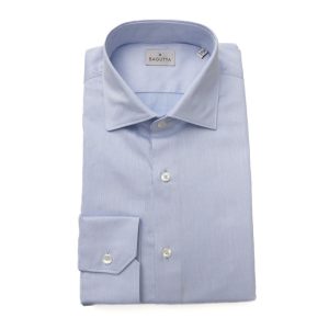 Bagutta blaues Herren-Baumwollhemd – 7278762229820