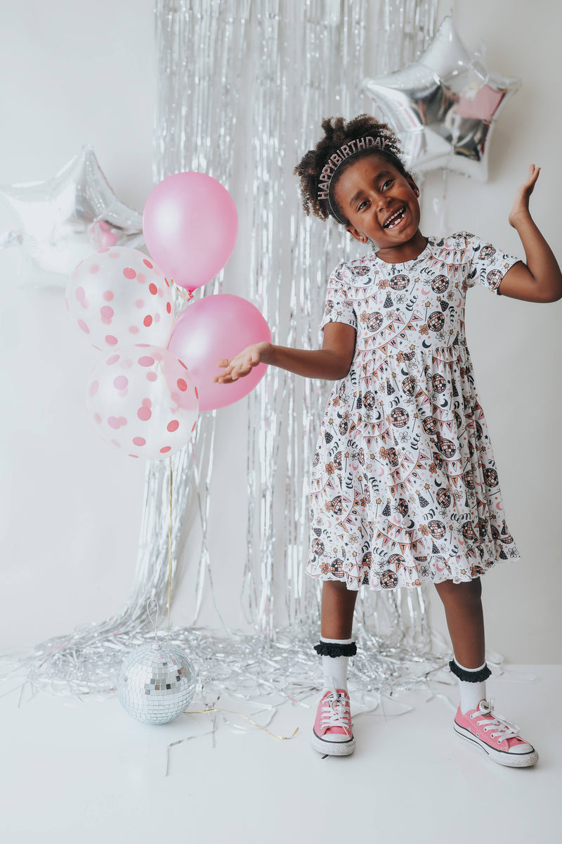 DISCO BIRTHDAY GIRL Dream-Kleid mit Rüschen