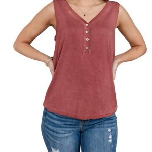 Functional Buttons Desert Roses 7732523958332 Tanktop