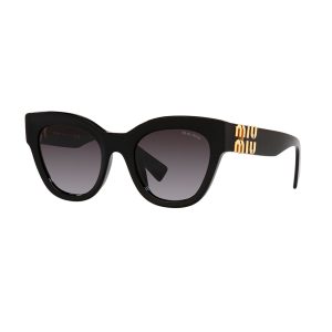 Miu Miu MU 01YS 1AB5D1 Damen-Cat-Eye-Sonnenbrille, 51 mm