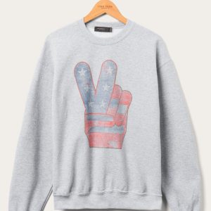 Junk Food Have a Peaceful Day Flea Market Fleece – 7734245457980