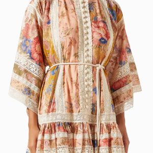 August Trimmed Spliced 7732535853116 Minikleid – Spitze