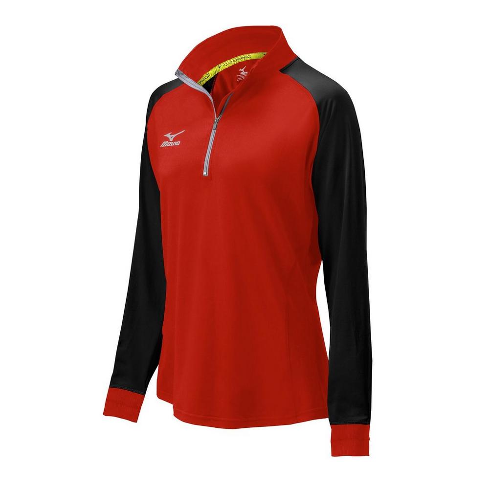 Mizuno Elite 9 Prime Kinderjacke mit halbem Reißverschluss